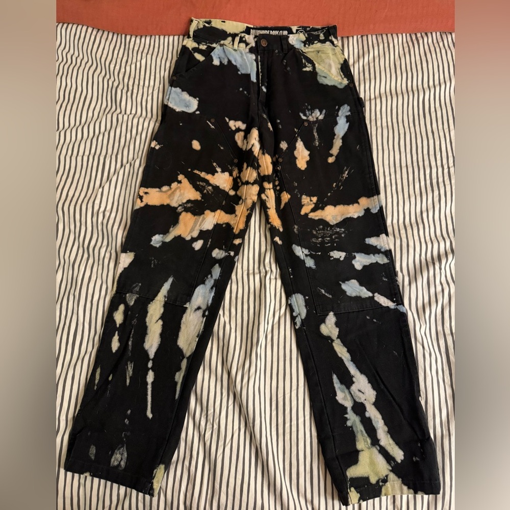 Billionaire Boys Club Tie-Dye Cargo Canvas Tie-Dye Pants